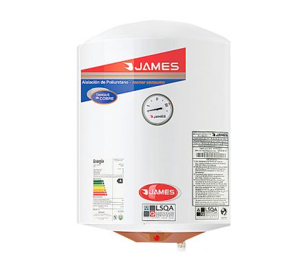 TERMOCALEFON JAMES 40 LTS TANQUE DE COBRE VERTICAL