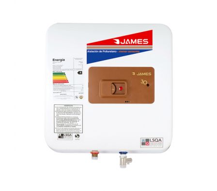 TERMOCALEFON JAMES 30 LTS TANQUE COBRE VERTICAL