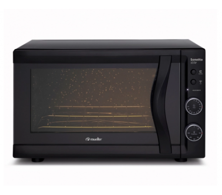 HORNO ELECTRICO MUELLER SONETTO NEGRO