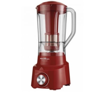 LICUADORA BRITANIA DIAMANTE 800 2,6 LTS. 4 V. ROJA