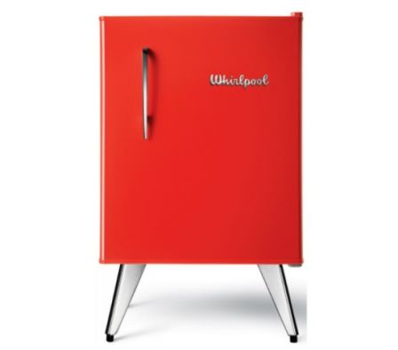 HELADERA WHIRLPOOL DE 80 LITROS WRA08AVDWA ROJA
