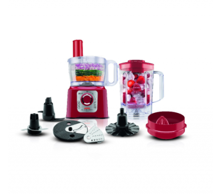 PROCESADOR ARNO MULTICHEF 7 EN 1 DO1655B2 ROJO
