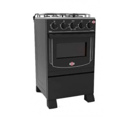 COCINA TOKYO A GAS DALLAS 4H MESA INOX COTODA4HL-RE NEGRO
