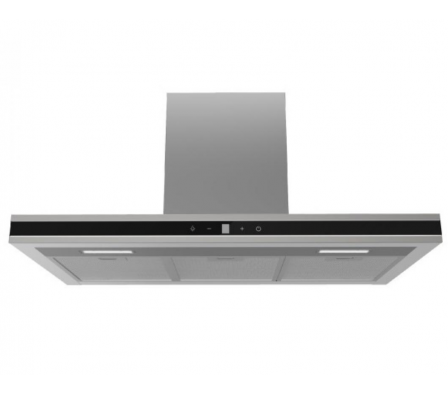 CAMPANA MIDEA 90 CM INOX C/VIDRIO RECTO