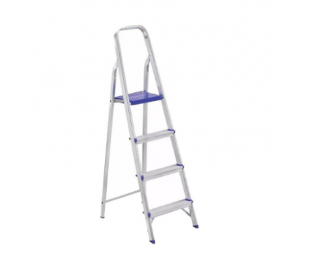 ESCALERA SUPREMA DOMESTICA 4 PELDAÑOS ALUMINIO TAE2004