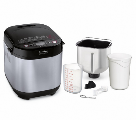 FABRICADORA DE PAN MOULINEX INOX 20 PROGRAMAS