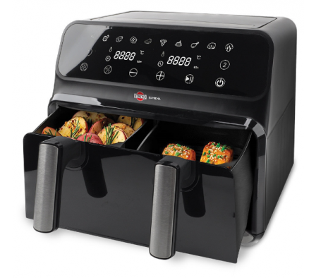 FREIDORA AIR FRYER TOKYO SUPREMA 8 L DOBLE CANASTA