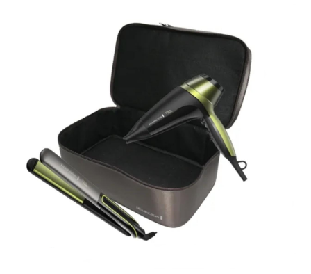 COMBO REMINGTON PALTA ALISADOR Y SECADOR C12A