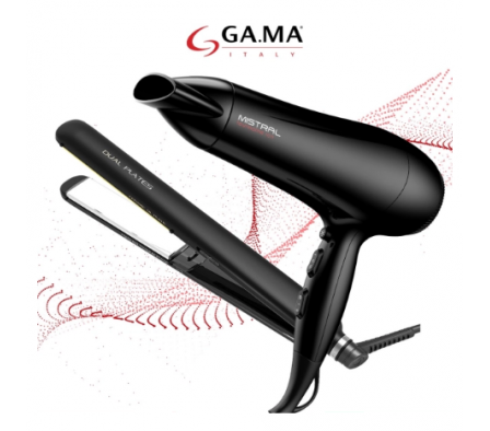 COMBO PLANCHITA GAMA DUAL + SECADOR GAMA 900/7163