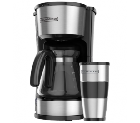 CAFETERA BLACK & DECKER CM0755S-CL 5 TAZAS