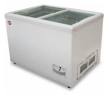 CONGELADOR TOKYO P/ HELADO VIDRIO TCONP400 2 TAPAS 333LTS