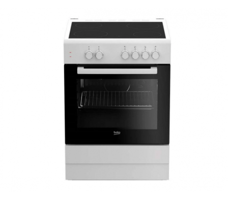 COCINA BEKO ELECTRICA VITRO 4 HORNALLAS C/HORNO BLANCA FSS67000GW