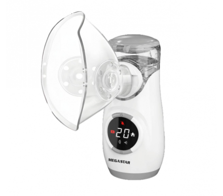 NEBULIZADOR RECARGABLE MEGA STAR PORTATIL DIGITAL