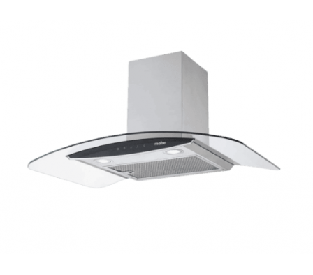 CAMPANA MABE 60CM VIDRIO CURVO INOX CM6016PI0