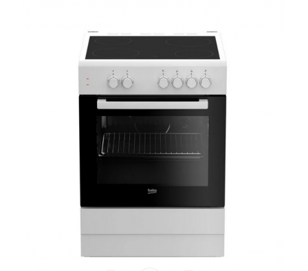 COCINA BEKO ELECTRICA VITRO 4 HORNALLAS C/HORNO BLANCO FSM67010GX