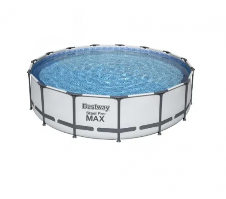 PISCINA RED. C/ EST. METALICA 14.970LTS. STEEL PRO MAX. BESTWAY
