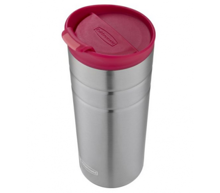 VASO TÉRMICO LEAK-PROOF TAPA ROSA 473ML