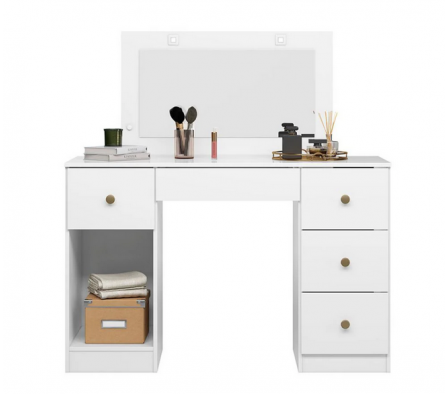 TOCADOR MOVAL SONHOS C/ESPEJO BLANCO 2PZ