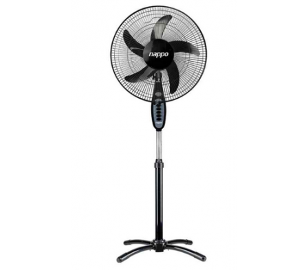 VENTILADOR DE PIE NAPPO 16" NEGRO 5 ASPAS NVP-068 | NVP-153 (REG)