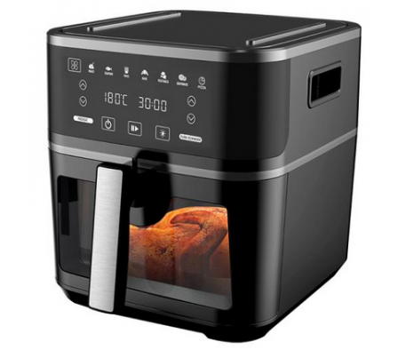 FREIDORA DIGITAL 2 EN 1: FREIDORA SIN ACEITE Y PARRILLA 8L NEF-276 (REG)