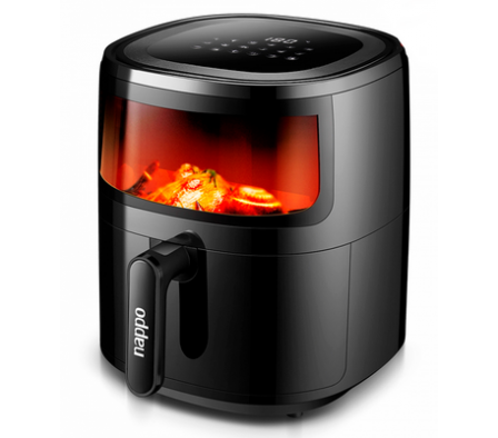 FREIDORA DIGITAL NAPPO SIN ACEITE 5,7L NEF-129 C/VISOR BK (REG)