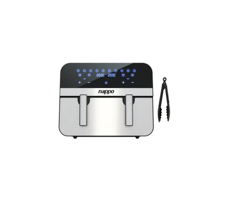 FREIDORA DIGITAL NAPPO SIN ACEITE DOBLE NUTRIFRYER 11L NEF-248 (REG)