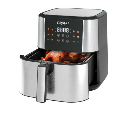 FREIDORA DIGITAL SIN ACEITE NAPPO SILVER 10L NEF-250 (REG)