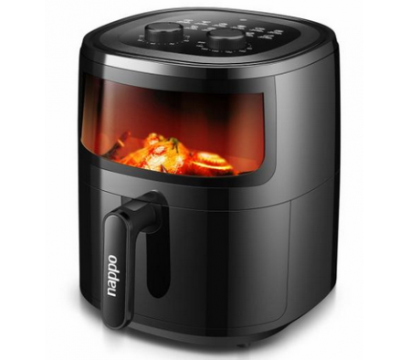 FREIDORA MECANICA NAPPO SIN ACEITE 5,7L NEF-148 NEGRA (REG)