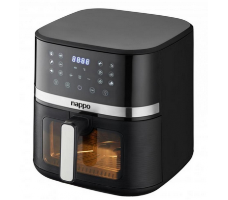 FREIDORA SIN ACEITE NAPPO DIGITAL 7L NEGRA NEF-218 (REG)