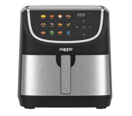 FREIDORA SIN ACEITE NAPPO DIGITAL 8L NEGRA NEF-242 (REG)