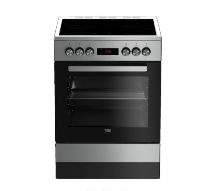 COCINA BEKO ELECTRICA VITRO 4 HORNALLAS FBM67320XS INOX
