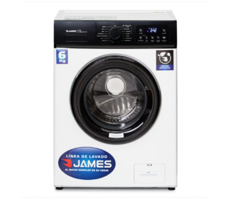 LAVARROPA JAMES 6 KILOS MOD.LR G7 W INVERTER BLANCO