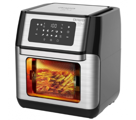 FREIDORA AIR FRYER AIWA 12LTS AW-OT10 HORNO DIGITAL SIN ACEITE 1500W