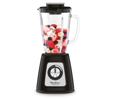 LICUADORA MOULINEX LM435 2V 1,75L 800W VASO VIDRIO NEGRO