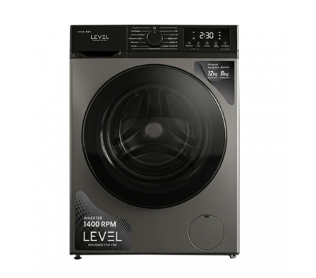 LAVASECARROPAS LEVEL SILVER 12KG LAVADO / 8KG SECADO INVERTER