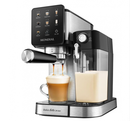 CAFETERA MONDIAL EXPRESSO DOLCE LATTE 20BAR.