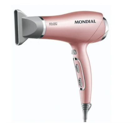 SECADOR DE CABELOS GOLDEN ROSE - 2000W MONDIAL