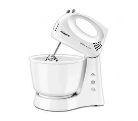 BATIDORA PRATICA WHITE 400W 3 VELOCIDADES / 1 BOL HECHO EN BRASIL MONDIAL