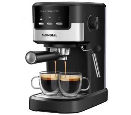 CAFETERA EXPRESSO DOLCE CREMA - 20BAR MONDIAL