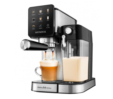 CAFETERA EXPRESSO DOLCE LATTE - 20BAR MONDIAL