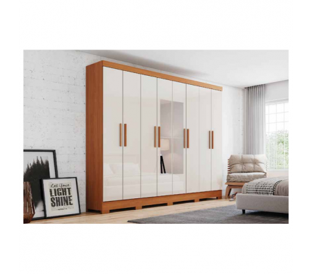 ROPERO BRIZ B51 8PT C/ESP NATURE/OFFWHI 3PZ