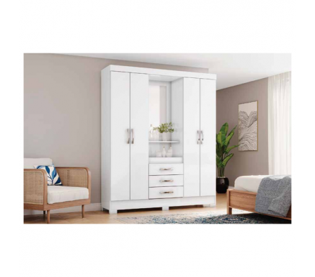 ROPERO BRIZ B24 4 PTS C/ESP 2PZ NATURE GRIS