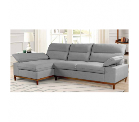LIVING HELLEN BLUMENAU 3L+CHAISE 2PZ CINZA