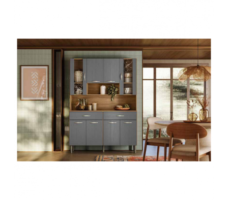 MUEBLE DE COCINA KP GOLD.8 FREIJO SUPRE/RIPADO
