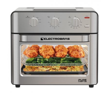 HORNO & AIR FRYER 28L PURE CHEFF ELECTROBRAS EBHAF-28