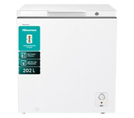 CONGELADOR HORIZONTAL HISENSE 202L BLANCO FT200N1BWF