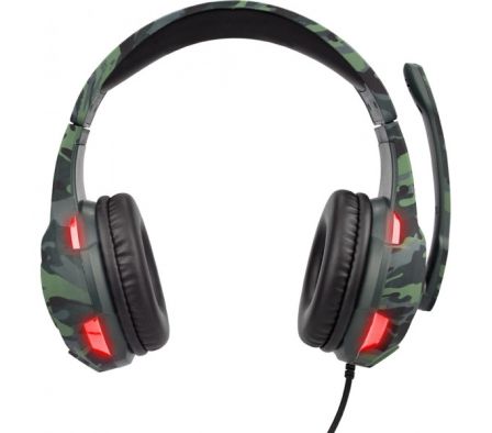 AURICULAR GAMER TROOPER KGA-487 LUZ ROJA