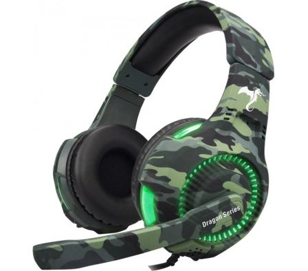 AURICULAR GAMER TROOPER KGA-487 LUZ VERDE