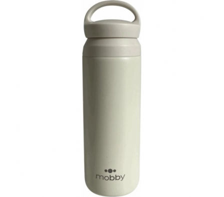 BOTELLA DEPORTIVA 500ML C/FILTRO CREMA MOBBY
