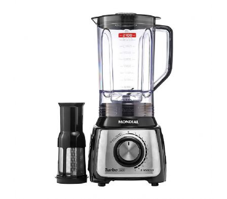 LICUADORA TURBO INOX NEGRO 12 VELOC. 3.0LTS - 1200W